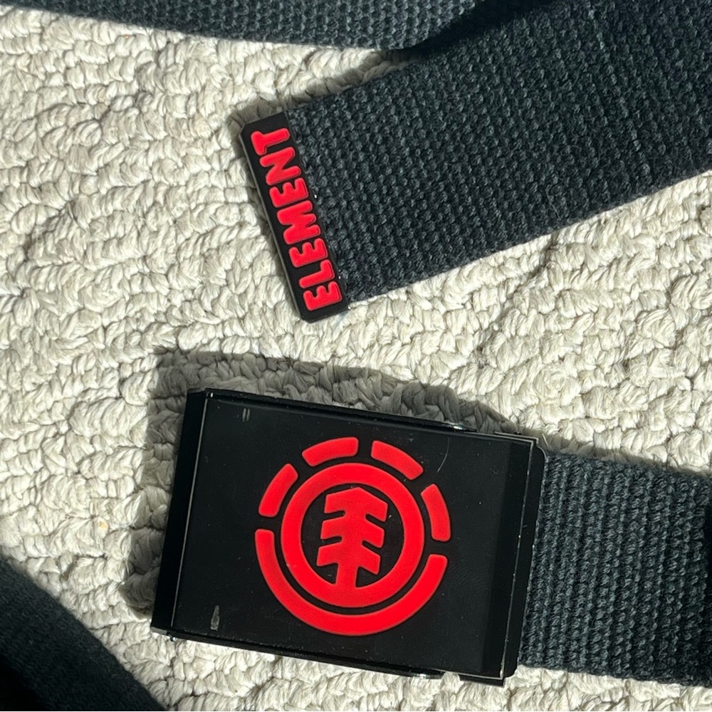 Element Black Belt with Red Logo